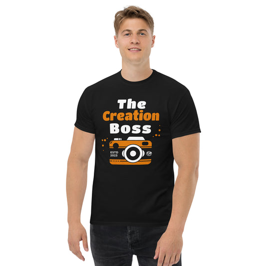 The Creation Boss Orange Camera Men's classic tee