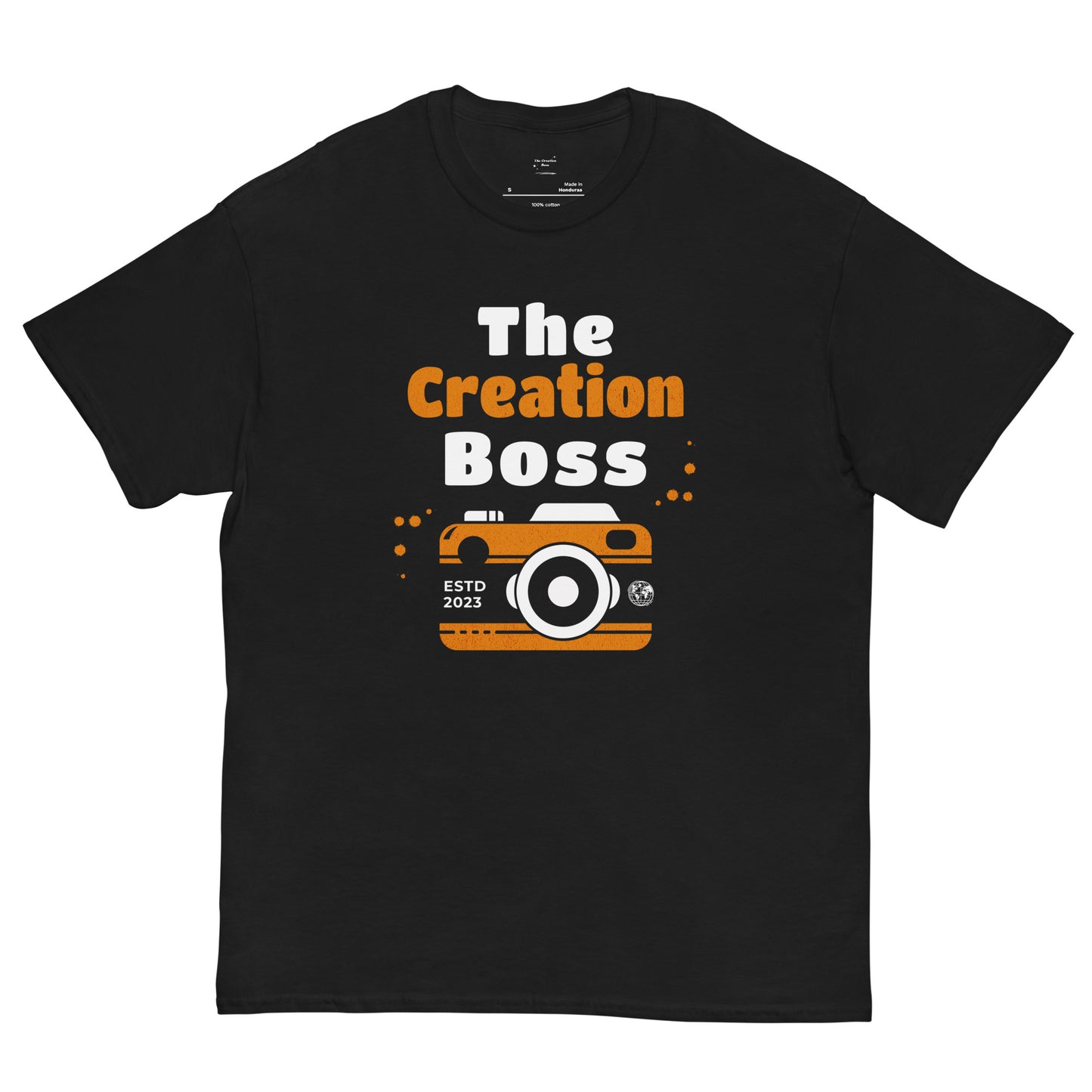 The Creation Boss Orange Camera Men's classic tee