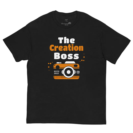 The Creation Boss Orange Camera Men's classic tee