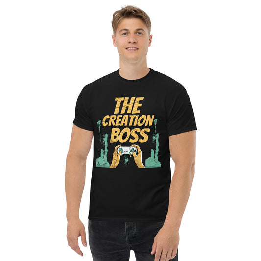 The Creation Boss Gamer Men's classic tee