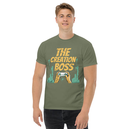 The Creation Boss Gamer Men's classic tee