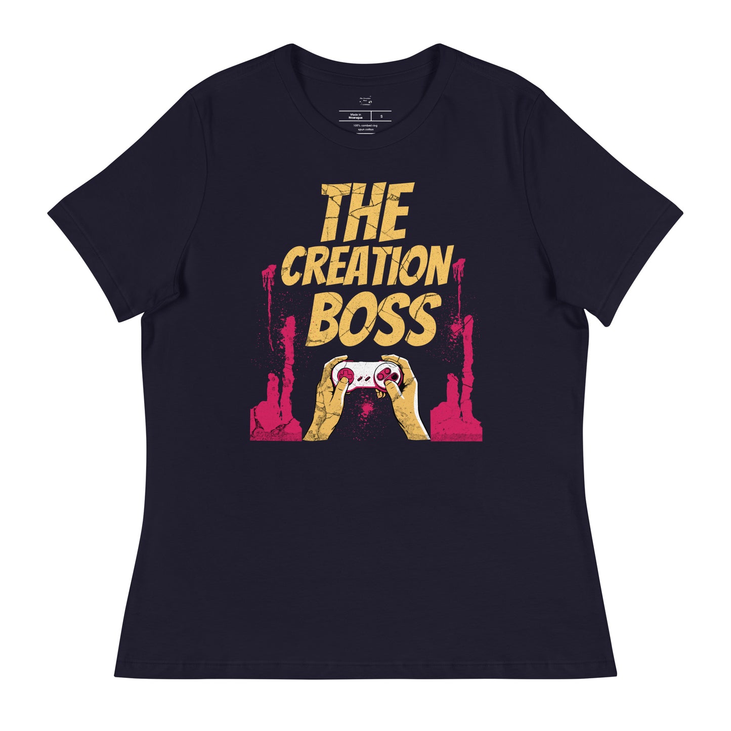 The Creation Boss Gamer Women's Relaxed T-Shirt