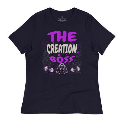 The Creation Boss Gym Women's Relaxed T-Shirt
